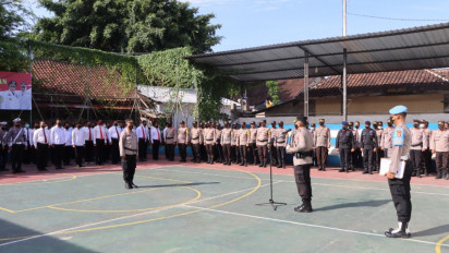 555 Aparat Gabungan Amankan Pilkades Serentak di Kabupaten Sumbawa