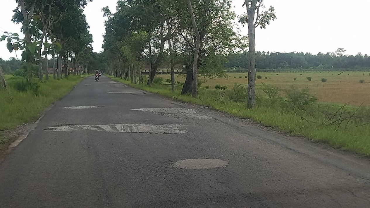 Jalan Gentan-Miritpetikusan Rusak dan Berlubang, DPUPR Kebumen Pastikan Bukan Proyek 2022
            - galeri foto