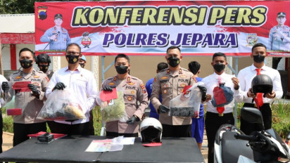 Polres Jepara Ringkus Pelaku Pembunuhan Wanita yang Dibungkus Kantong Laundry
