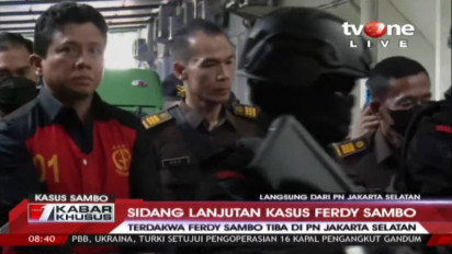 Ferdy Sambo dan Putri Candrawathi Tiba di PN Jaksel, Bakal Ketemu Keluarga Brigadir J di Persidangan 