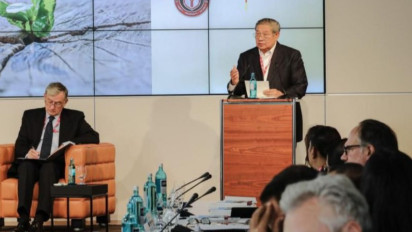 Di Berlin Jerman, SBY Ajak Pemimpin Dunia Bekerja Sama Atasi Krisis Global