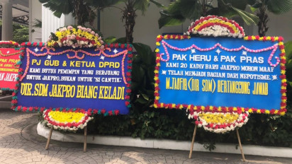 Misteri Tiga Karangan Bunga JakPro, Ketua DPRD DKI Jakarta Prasetyo: ini Persoalan Serius