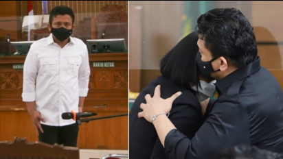 ´Huuuu´ Sorak Hadirin Ketika Putri Candrawathi Salami dan Peluk Ferdy Sambo di Persidangan