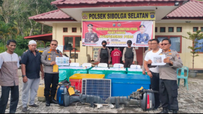 Polisi Berhasil Menangkap Pencuri Perahu Mesin Tempel Milik Nelayan di Sibolga
