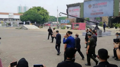 Presiden Jokowi Hadiri Indo Defence 2022 di JIExpo
