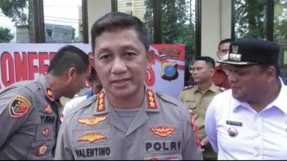 Kasus Penembakan IRT Oknum Bendahara Kecamatan Medan Barat di-RJ, Kombes Pol Valentino Tata Reda Tersenyum Beri Penjelasan