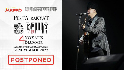 Kabar Mengejutkan! Konser Dewa 19 di JIS Tahun Ini Ditunda Hingga Tahun Depan