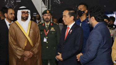 Kunjungi Pameran Indo Defence, Jokowi Harap Indonesia Bisa Adopsi Teknologi Baru Bidang Pertahanan Militer