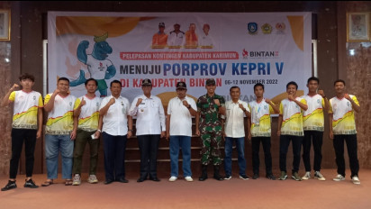 490 Atlet Karimun, Siap Mendulang Emas di  Porprov Kepri ke V