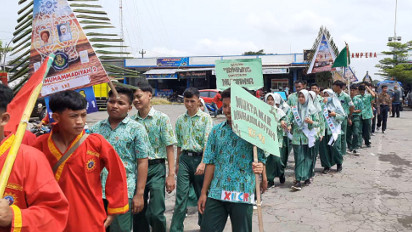 Sambut Muktamar Muhammadiyah dan Aisyiyah ke 48, Ribuan Warga Boyolali Ikuti Pawai Ta'aruf