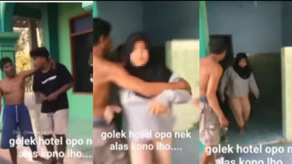 Viral Video Dua Pelajar SMP Digrebek Warga Asyik Mesum di Toilet Masjid, Tuai Sorotan Netizen