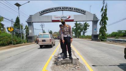 Rawan Kecelakaan, Satlantas Polres Lamongan Lakukan Pengkajian dan Rekayasa Jalan Nasional