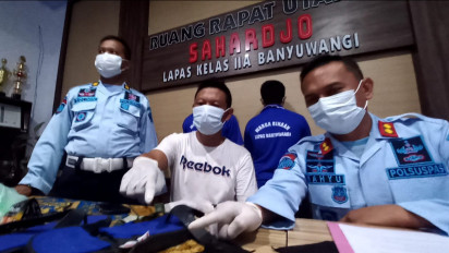 Penyelundupan Sabu dalam Sandal Jepit ke Lapas Banyuwangi Berhasil Digagalkan