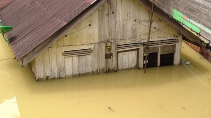 Hari Keempat Banjir di Aceh Tamiang Terus Meluas, 7.400 Jiwa Mengungsi