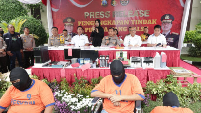 Polda Jatim Bongkar Pabrik Uang Palsu Jaringan Lintas Provinsi, Ternyata Lokasinya di Cimahi
