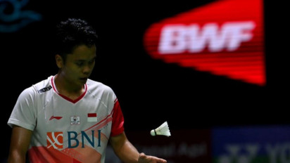 Anthony Tumbangkan Pemain Jepang dengan Cepat, Melaju ke Perempat Final Hylo Open 2022