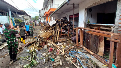 Begini Penampakan Puluhan Rumah yang Rusak Diterjang Banjir Bandang di Banyuwangi