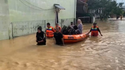 Hujan dengan Intensitas Tinggi, Sebagian Wilayah Langsa Aceh Kembali Dikepung Banjir