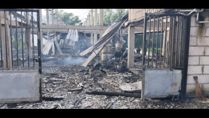 Kandang Ayam 3 Lantai, Berisi 32 Ribu Ekor Ayam di Ponorogo Ludes Terbakar