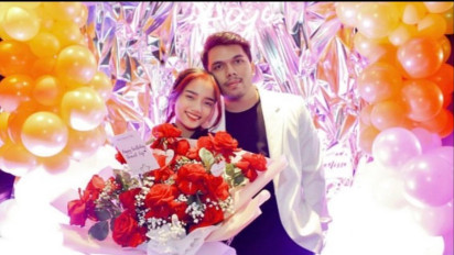 Thariq Halilintar Beri Hadiah Tak Terduga, Fuji: Aduh Diiket Gue