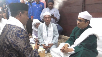 Anies Baswedan Menemui Tuan Guru Besilam Babussalam, Ungkapkan Hal Ini