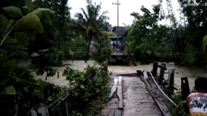Hujan Lebat, Sungai Klampok di Bojonegoro Meluap, Rendam Empat Dusun