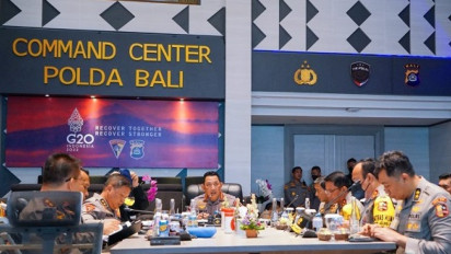Tinjau Command Center, Kapolri Pastikan Pengamanan KTT G20 di Bali