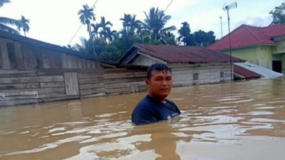 Sebanyak 23.380 Warga Tersebar di 12 Kecamatan Kabupaten Aceh Tamiang Mengungsi Akibat Banjir