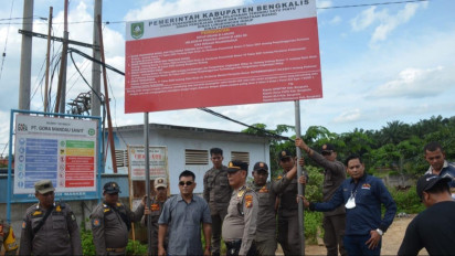 Beroperasi Secara Ilegal, Pabrik Sawit PT GMS di Riau Disegel