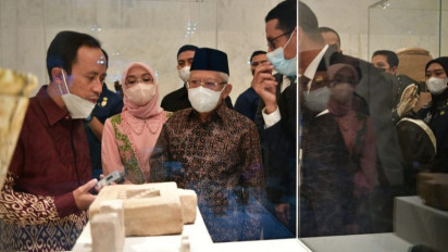 Wapres Kunjungi Museum Nasional Peradaban Mesir, Saksikan Langsung Kitab Taurat dari Jaman Nabi Musa dan Jasad Firaun