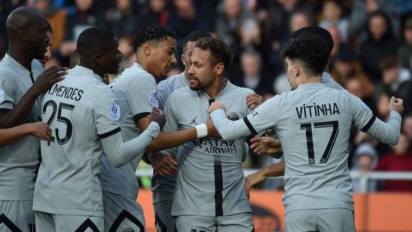 Gol Neymar dan Danilo Pereira ke Gawang Lorient Bawa PSG Kokoh Dipuncak Klasemen Liga Prancis
