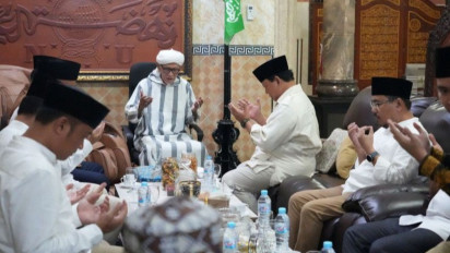 Menhan Prabowo Sowan ke Kediaman Rais Aam NU di Surabaya, Ada Apa?