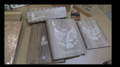 Hucravindo, Kerajinan Kayu Souvenir Resmi untuk Para Tamu Undangan G20