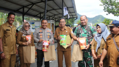 Tekan Inflasi di Daerah, Pemkab Tapanuli Tengah Gelar Pasar Murah