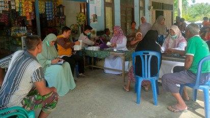 Pascabanjir Warga Aceh Barat Diserang Penyakit Gatal-gatal dan Batuk