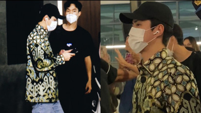 Bak Pejabat Kondangan, Sehun EXO Pakai Batik Saat Pulang ke Korea