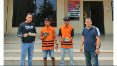 Berdalih Pinjam Motor Isi Deposit, Dua Pelaku Pencurian dan Penggelapan Motor Ditangkap Polisi