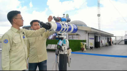 Melihat Gerhana Bulan Total, OIF UMSU Siapkan 5 Teleskop Canggih