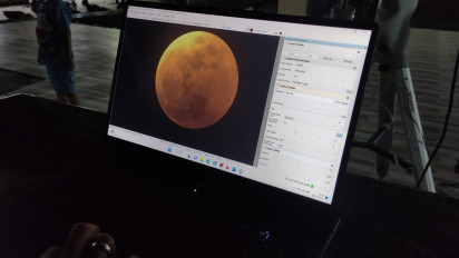 Gerhana Bulan Total di Maluku Utara Terpantau Jelas