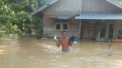 BPBD: 11.893 Jiwa Tersebar di 5 kecamatan Kabupaten Aceh Timur Terdampak Banjir