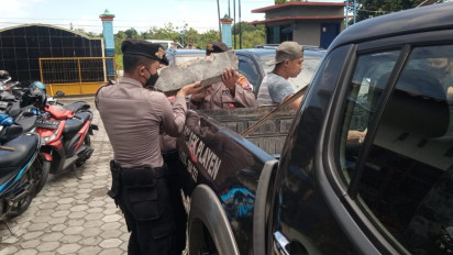 Polres Gunungkidul Lakukan Penyelidikan Terkait Ambrolnya Atap SD yang Lukai Puluhan Siswa