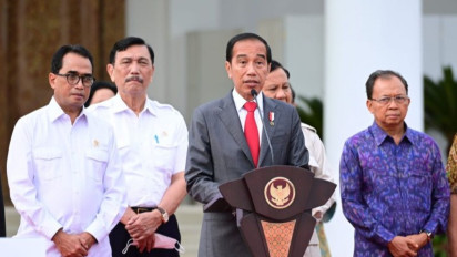 Presiden Joko Widodo Meresmikan Gedung VVIP Bandara Internasional I Gusti Ngurah Rai,