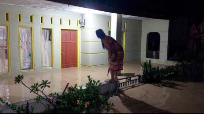 Luapan Sungai Cise'el Rendam Rumah Warga 2 Kecamatan di Ciamis