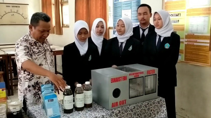 Ventilasi Udara Bio Antibakteri Daun Sirih Buatan Siswa SMPN 3 Pati Juara di Kompetisi Sains Internasional