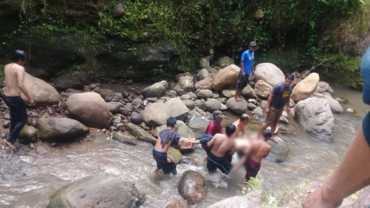 Mandi di Sungai Way Kekah, Pelajar SMP Asal Pesawaran Lampung Tewas Tenggelam