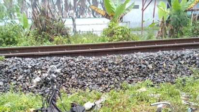 Kereta Api Tabrak Sepeda Motor di Binjai, Pengendara Motor Tewas