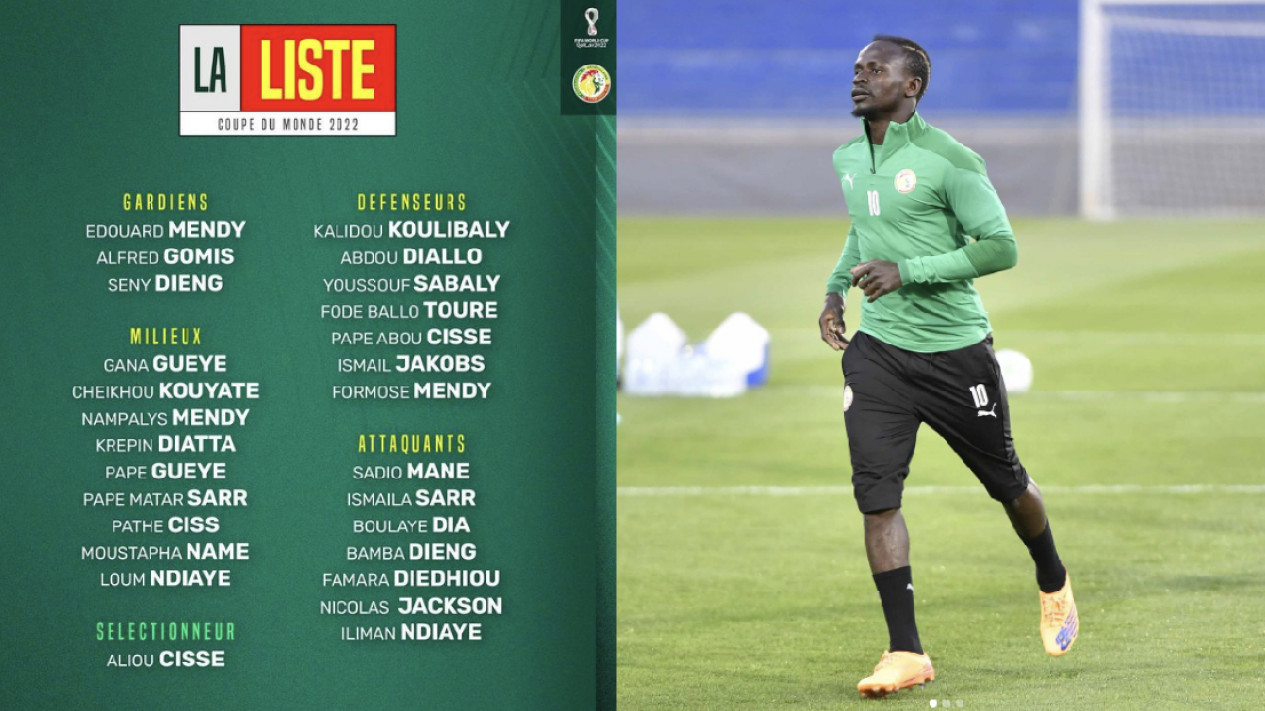 Sadio Mane Masuk Tim, Senegal Penuh Semangat ke Piala Dunia 2022
            - galeri foto