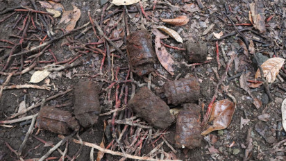 Puluhan Granat Ditemukan Warga Saat Menggali Pondasi Rumah