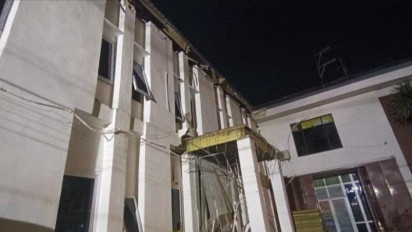 Diduga Asal Jadi, Gedung Baru Kejari Medan Roboh