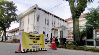 Inilah Penampakan Gedung Baru di Kejari Medan yang Roboh